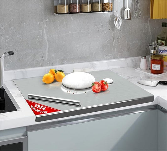 Stainless steel chopping board